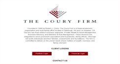 Desktop Screenshot of couryfirm.com